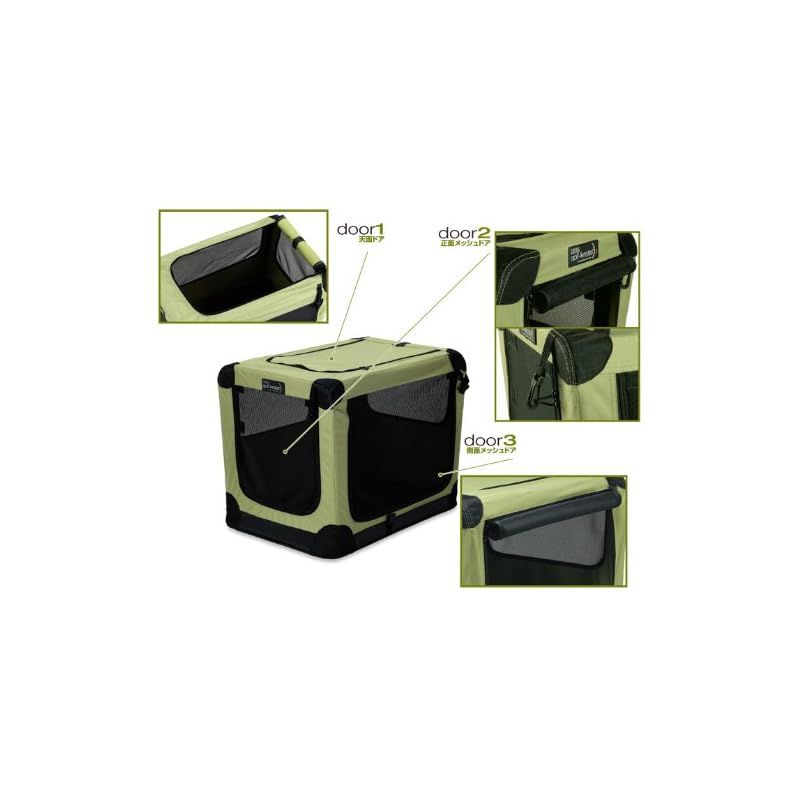 ファーストラックス FIRSTRAX ソフクレート n2 XXL サイズ ペット用クレート初の防災製品等推奨品の認証 コンパクトで簡単に組み立て ペットの抜け毛が周りに飛び散らない細かいメッシュを採用 1