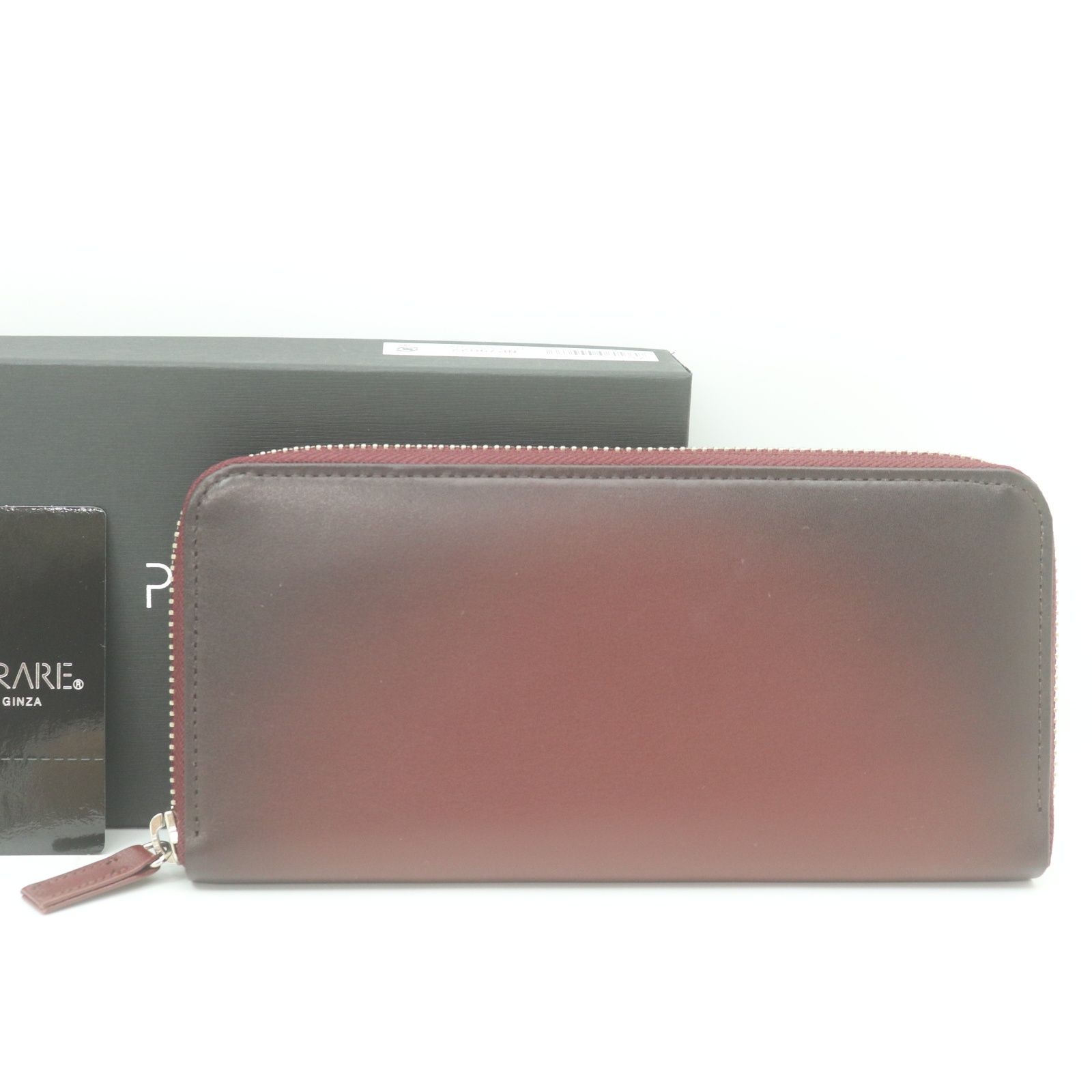 ITQI13OUQZXK 新品 未使用品 PRARE プレリー レザー 牛革 ラウンド 