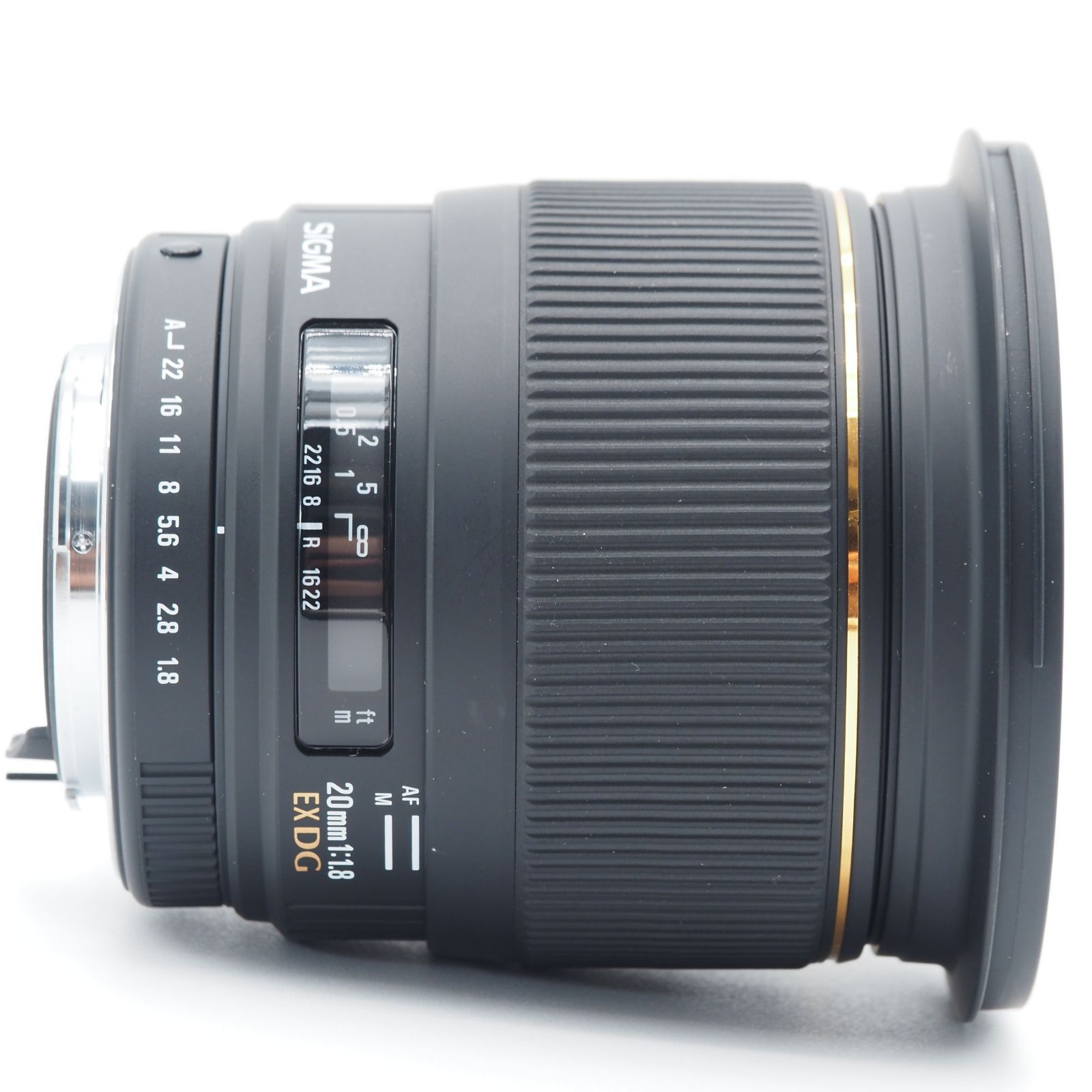 100442☆極上品☆SIGMA 単焦点広角レンズ 20mm F1.8 EX DG