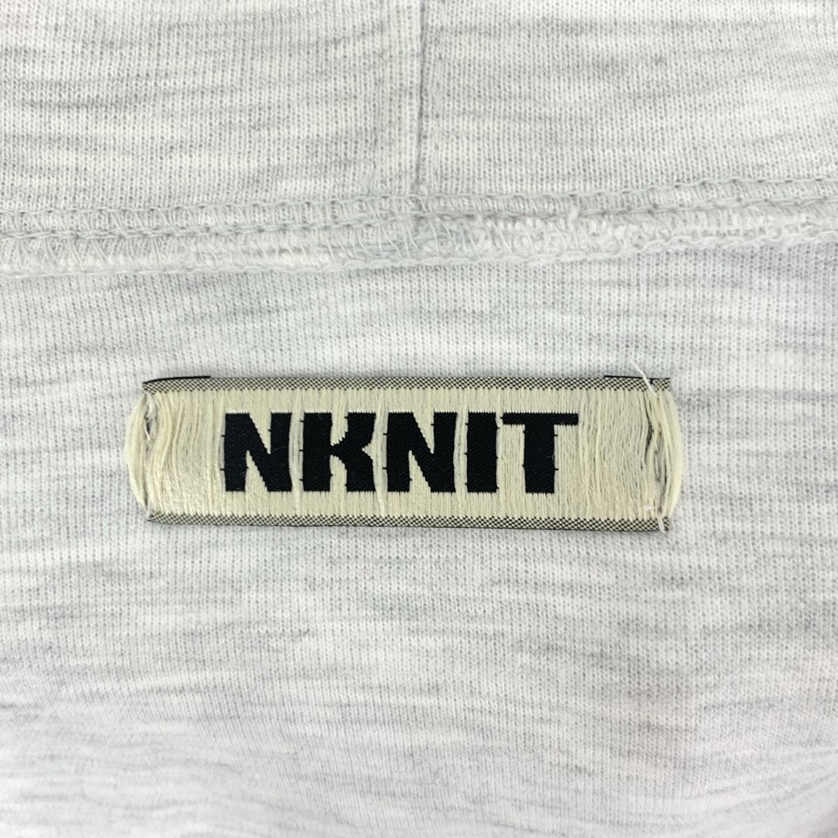 美品】 NKNIT / ンニット | logo embroidery ZIP hoodie ロゴ