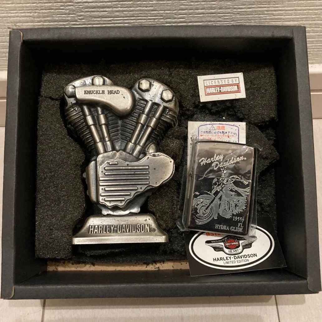 ハーレーダビッドソン ナックルヘッド 95周年記念 限定品 Zippo ハーレーダビッドソン ナックルヘッド 95周年記念 限定品 Zippo