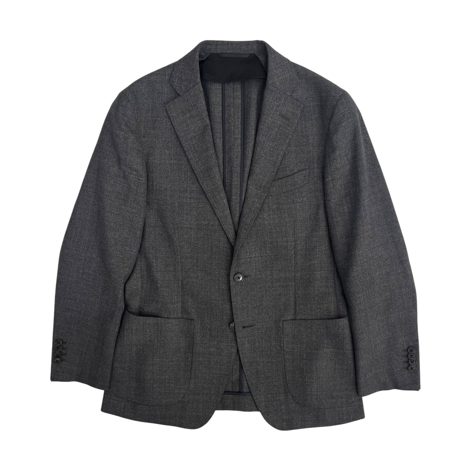 THE SUIT COMPANY スーツカンパニー cool max ウォッシャブル 2B テーラードジャケット 165cm-6Drop/グレー y
