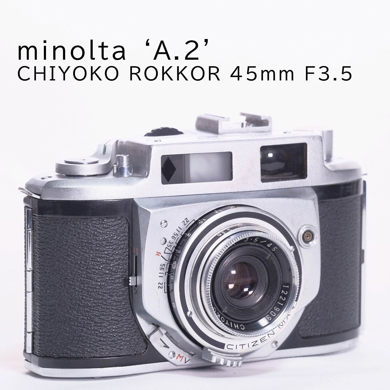 ミノルタA2 ROKKOR 3.5/45 フィルムカメラ Amazon | MINOLTA A CITIZEN MX CHIYOKO ROKKOR 3.5/45 | 一眼