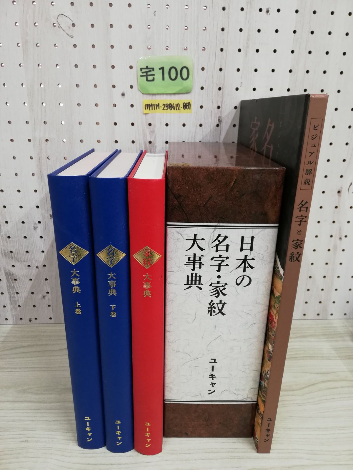 送料無料 日本の名字・家紋大事典+ビジュアル解説 名字と家紋