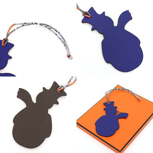 エルメス HERMES プティアッシュ スノーマン バッグチャーム
