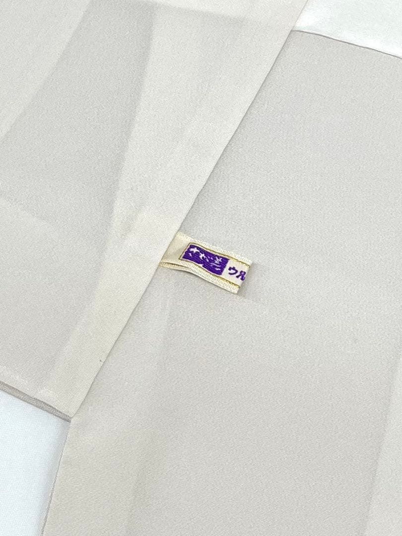 刺繍 付け下げ 訪問着 唐花 紋意匠 金糸 正絹 ガード加工済 躾糸付