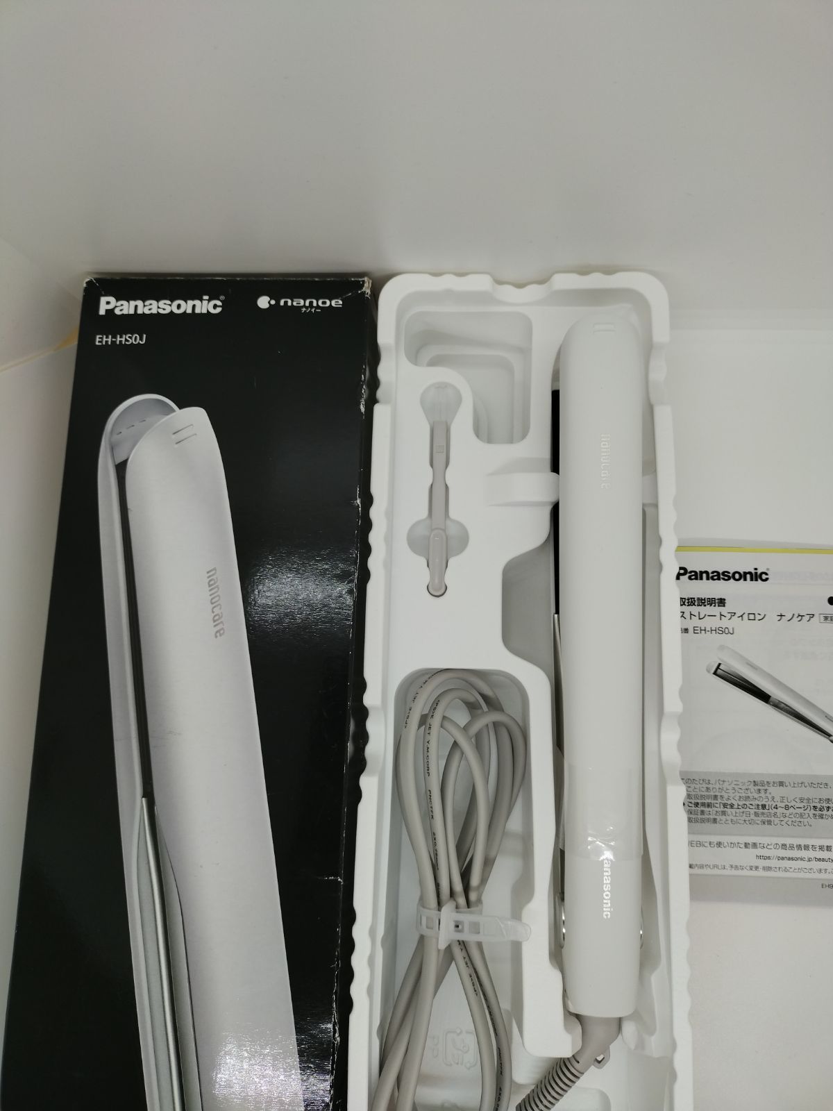 Panasonic EH-HS0J ストレートヘアアイロン（ナノケア機能付き