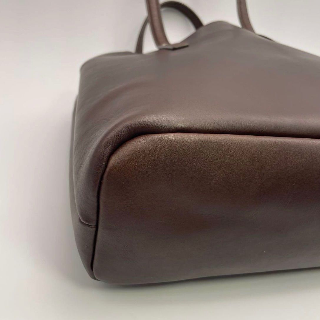 本革ブラウントートバッグ A4収納可