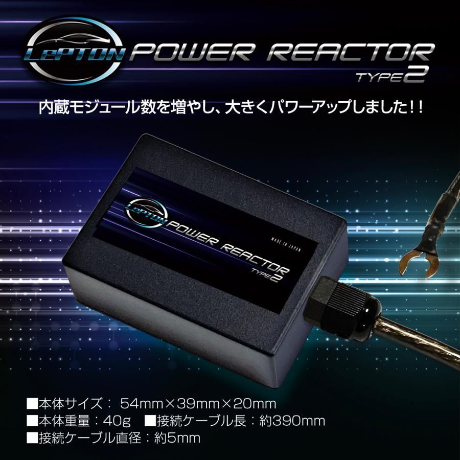 レプトンパワーリアクタータイプ2 車 燃費向上 アーシング トルク 