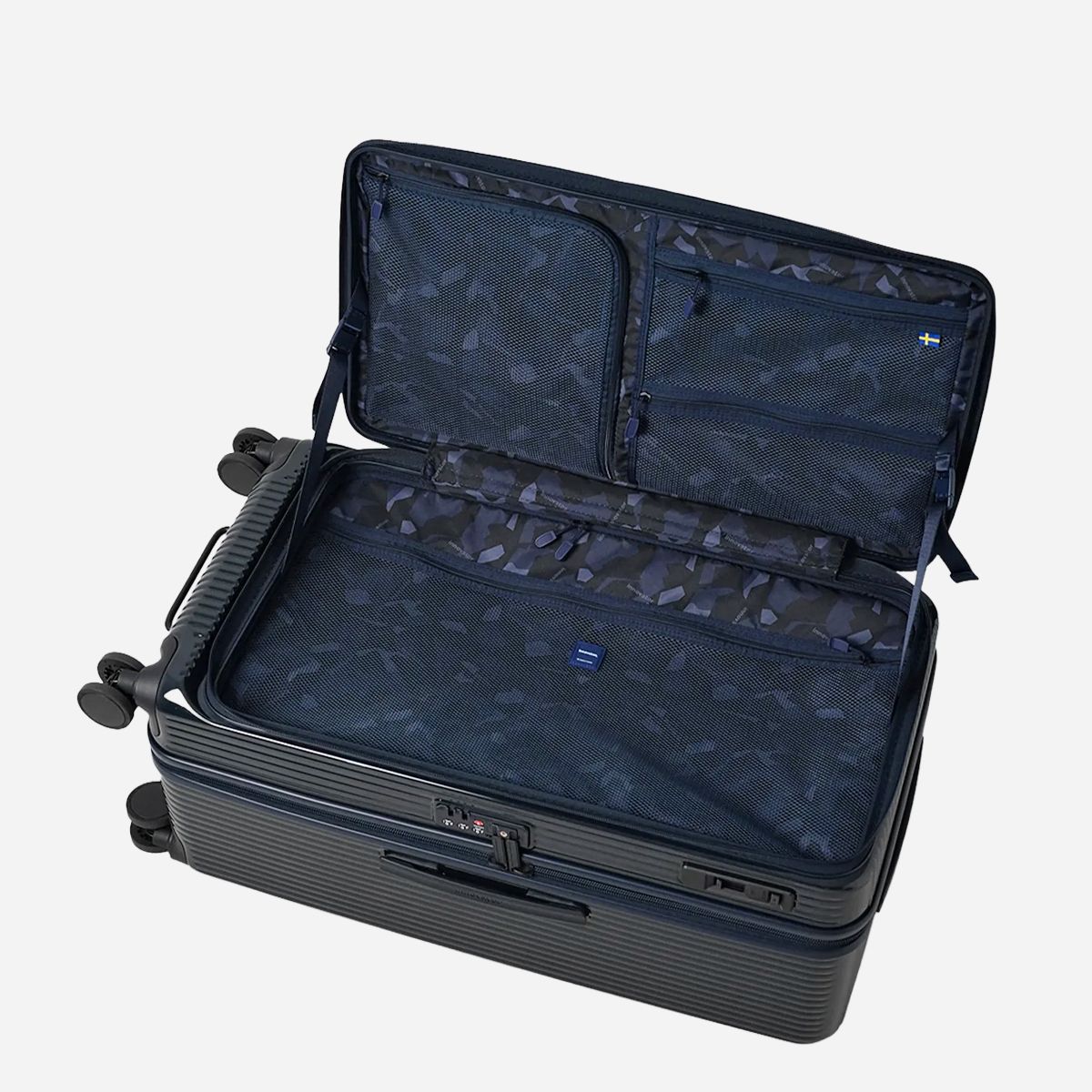 メーカー正規品 2年保証 イノベーター スーツケース Lサイズ LL 92L フロントオープン 大容量 innovator INV750DOR キャリーケース キャリーバッグ ブルーシャドー USTAUSTRALIA_COM_AU