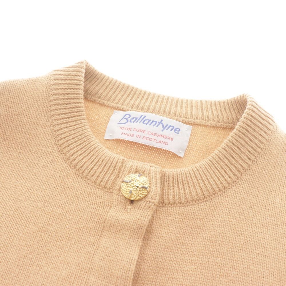 □ バランタイン カーディガン セーター トップス 金ボタン カシミヤ