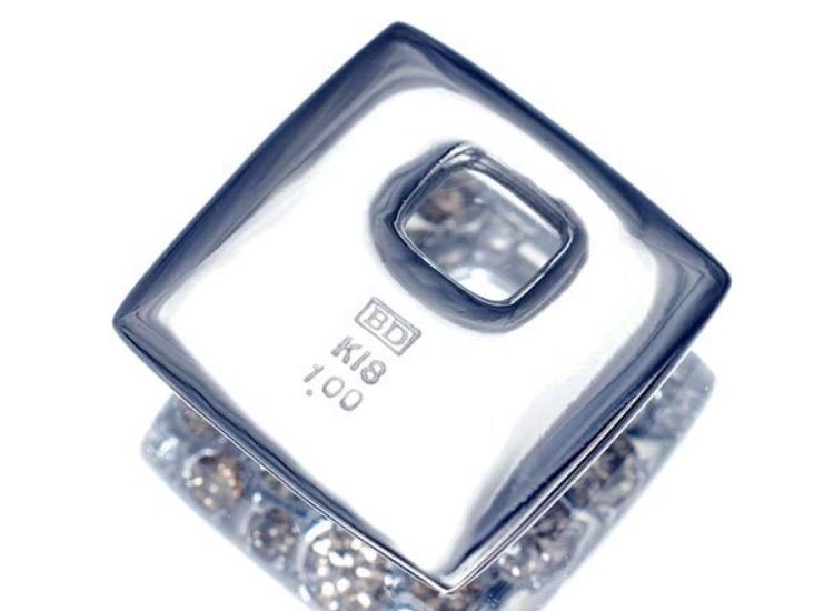 カシケイ メランジェ k18 ダイヤモンド 1.00ct ダイヤモンドリング