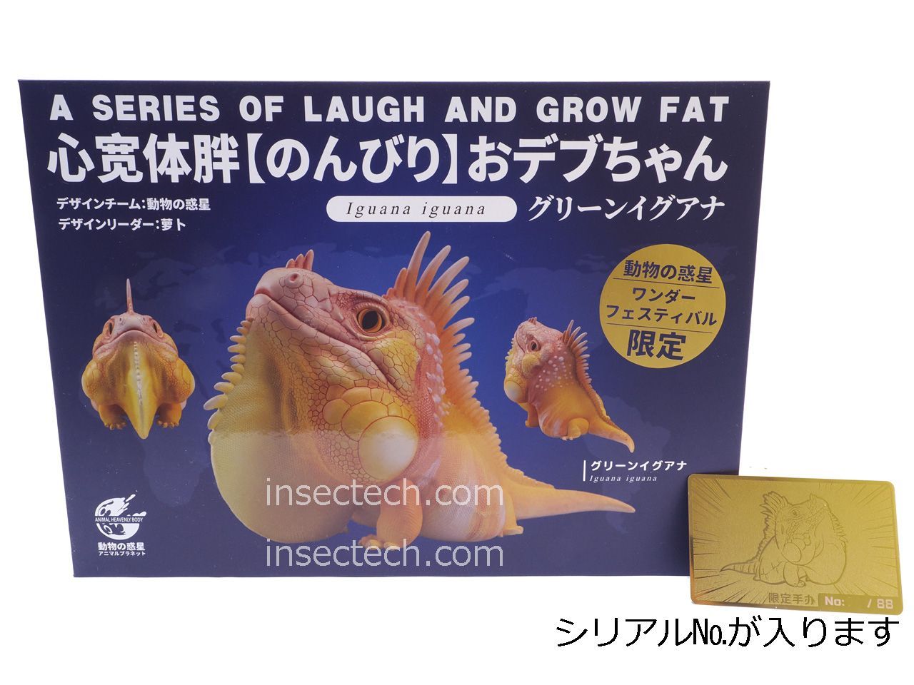 動物の惑星】「WF2024W限定」グリーンイグアナ イエローアルビノ 動物の惑星】「WF2024W限定」グリーンイグアナ イエローアルビノ