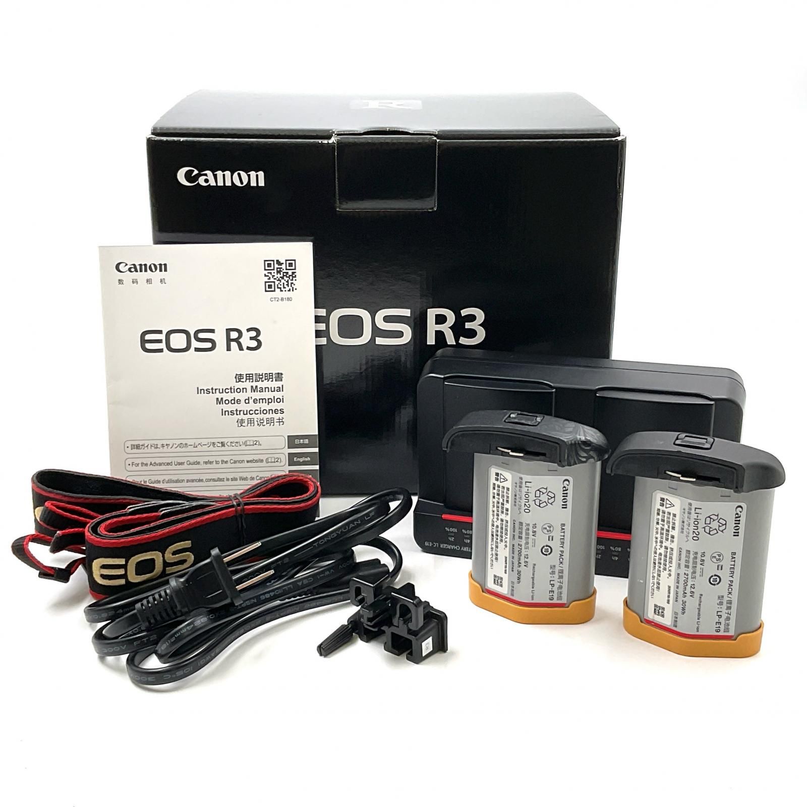 【超特価 SALE開催中！】 Canon デジタル一眼 EOS R3 ボディ ブラック 動作 済 全額返金保証 最速発送 全国送料無料。