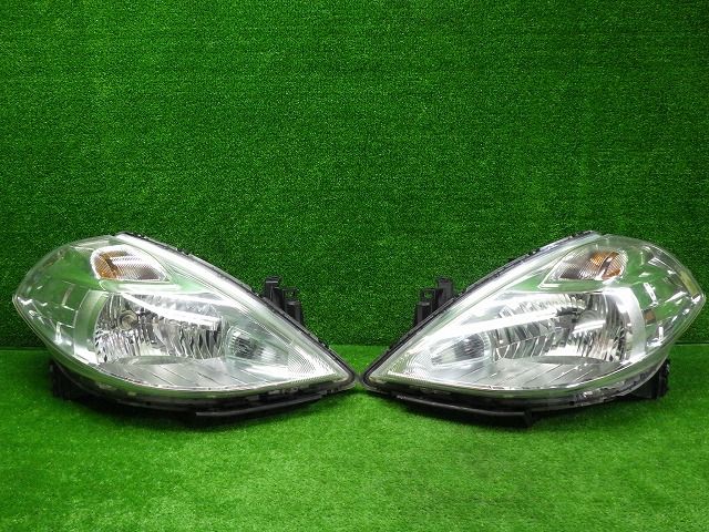 日産 C11|NC11 ティーダ 後期 ヘッドライト 左右 ハロゲン レベ付き N P7779 250414110