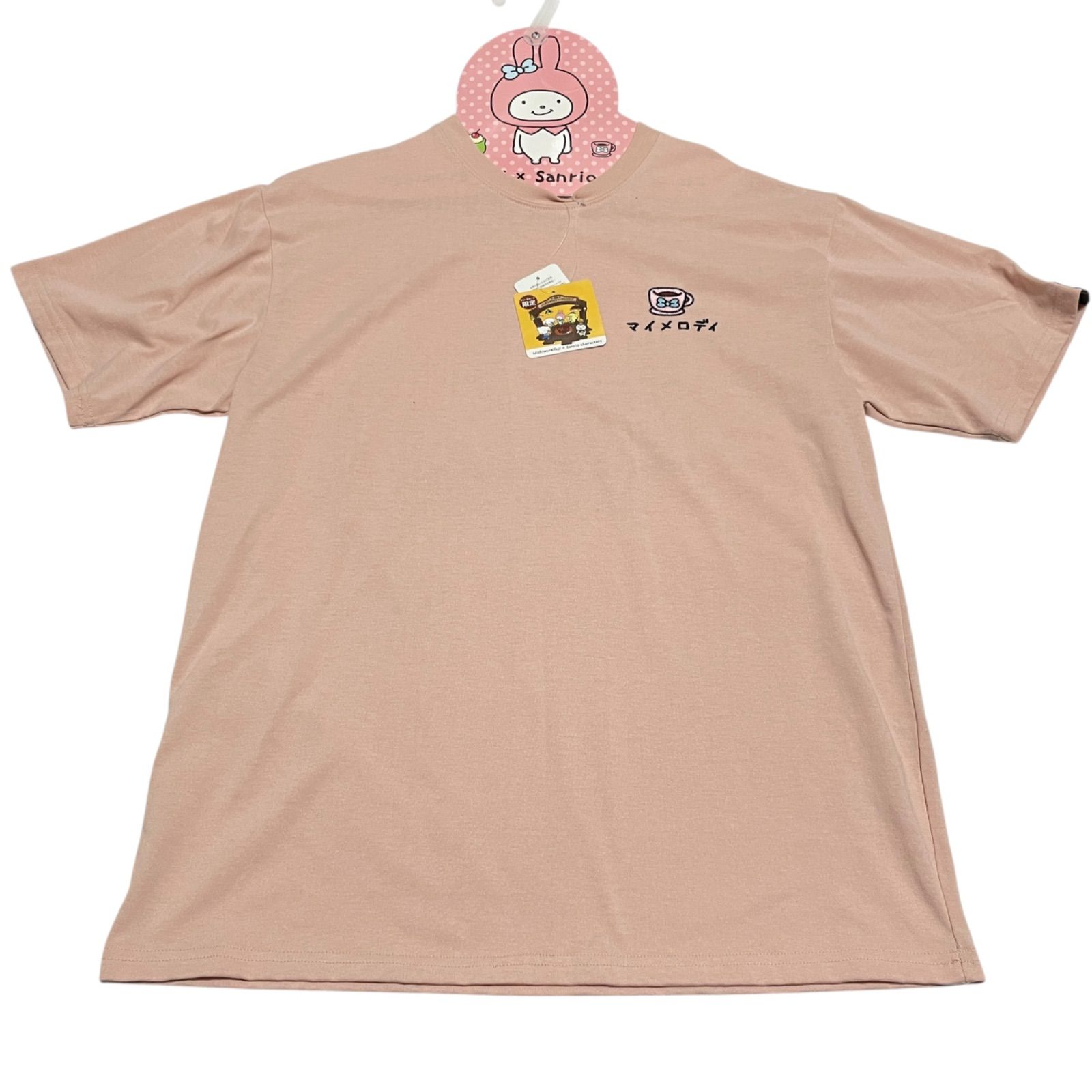 サンリオ にしむらゆうじ マイメロディー 半袖tシャツ ピンク