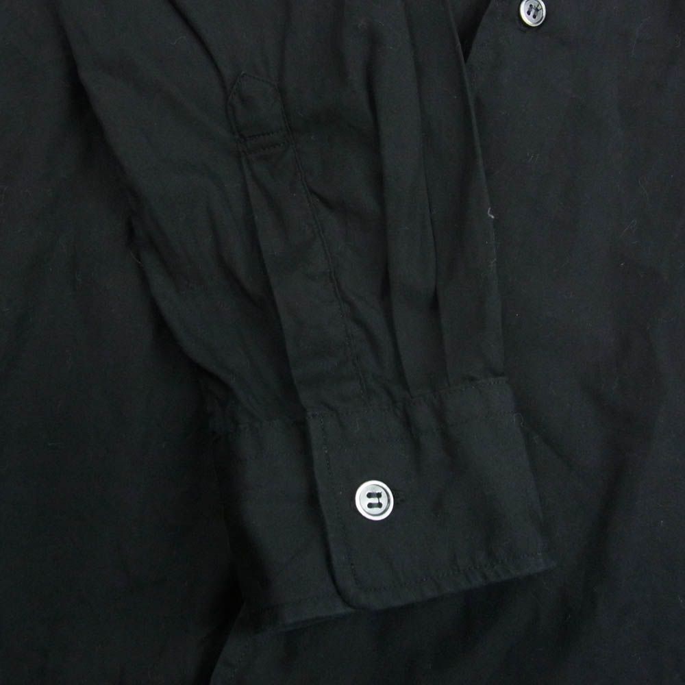 黒い長袖シャツ ボタン付き　コム・デ・ギャルソン COMME des GARCONS HOMME DEUX コムデギャルソンオムドゥ DN