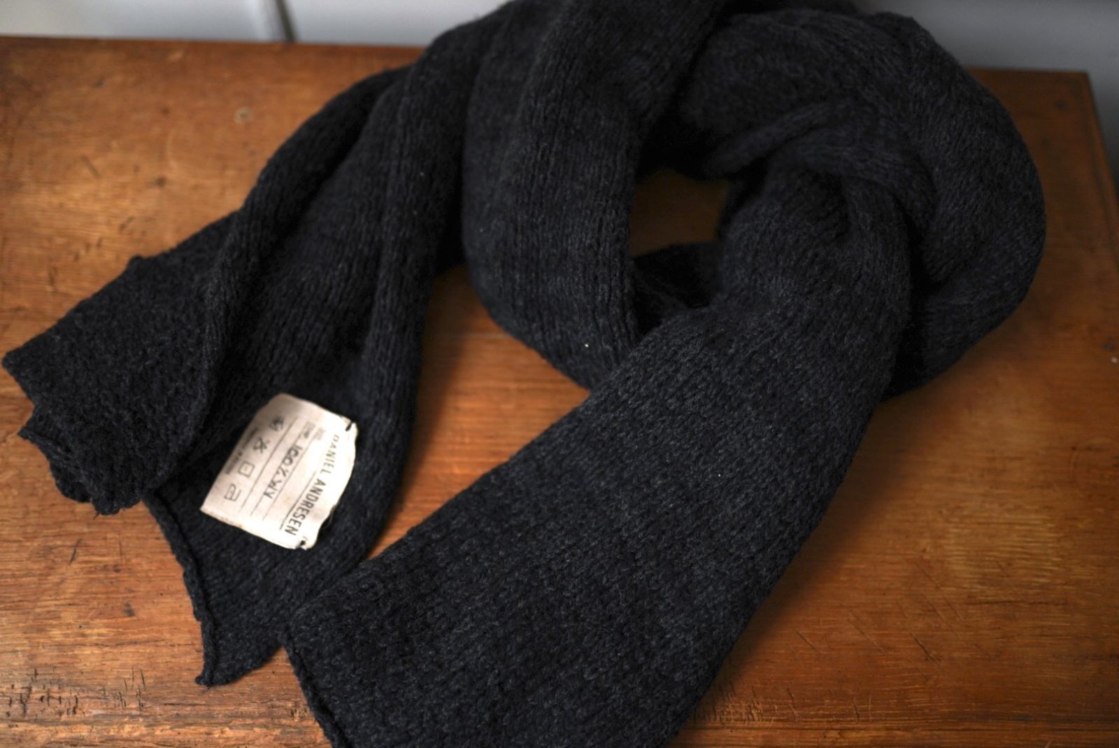 16AW 大判ニットストール | DANIEL ANDRESEN ダニエルアンドレセン