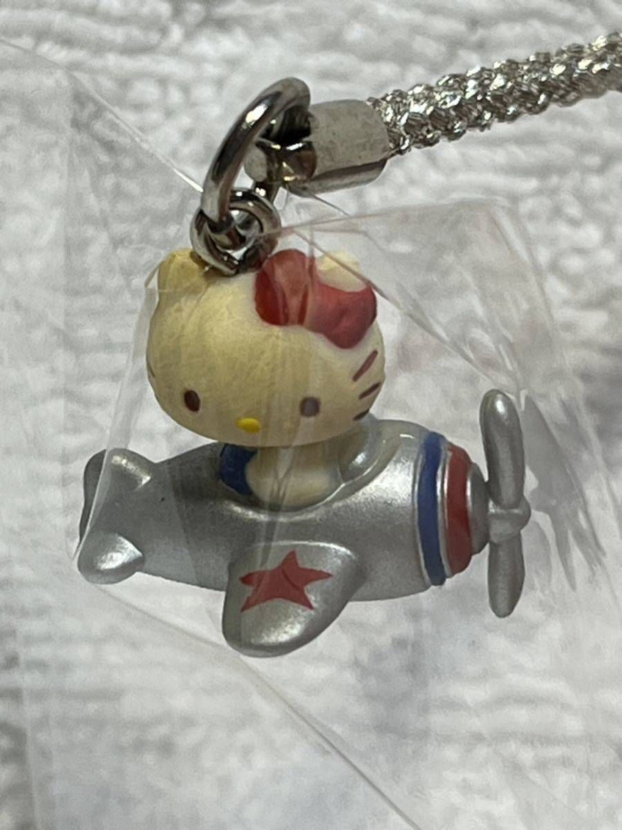TS-00310 レア☆キティ＆ミミィシリーズ 飛行機キティ 根付け 2002年