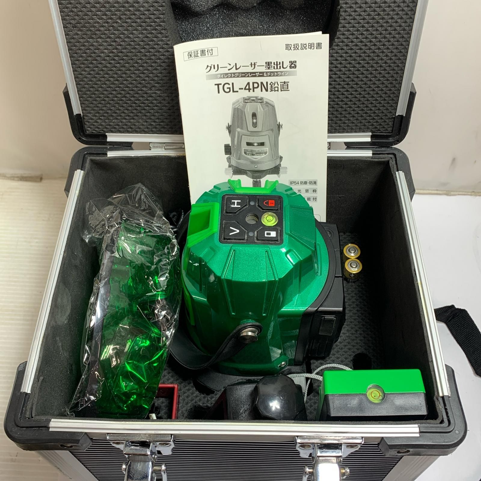 ♭♭TAKAGI レーザー墨出し器 ケース 受光器付き TGL-4PN