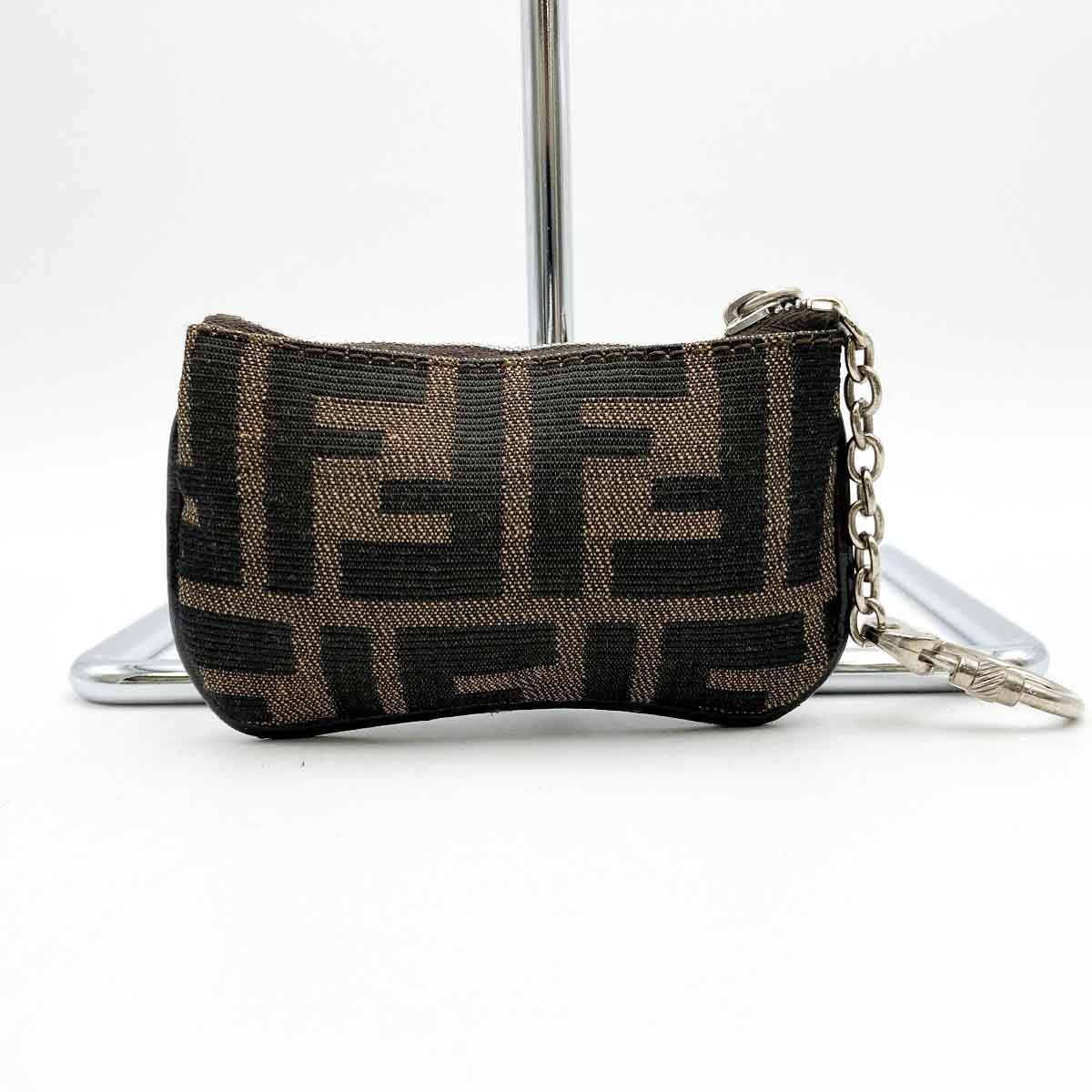 【極美品】FENDIフェンディ　コインケース　ズッカ 決算セール！！！】FENDI フェンディ ズッカ コインケース ミニ