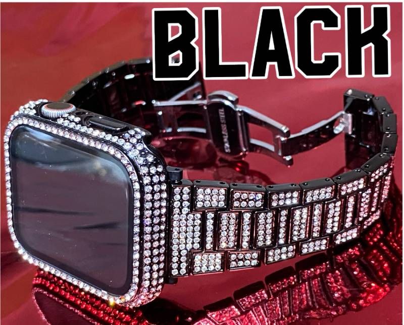 アップルウォッチケース 互換性対応 カスタム カバー 保護 ギフト 38 40 41 42 44 45 46 49 キラキラ ベルト バンド セット series2|3|4|5|6|7|8|9|10|11 se1|2|3 Ultra１．２．３ BBB5