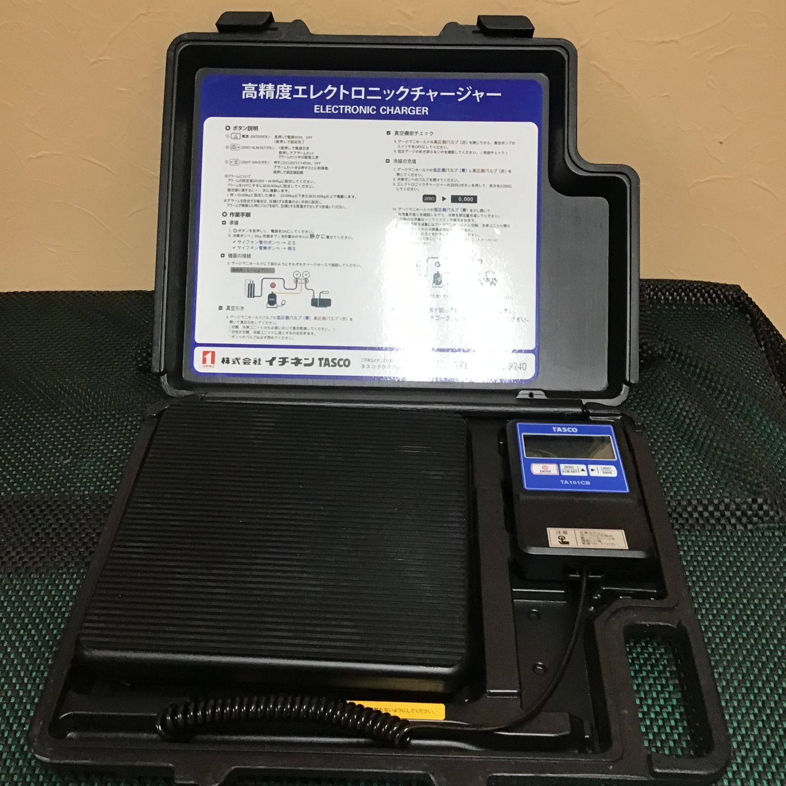 イチネンTASCO 高精度エレクトロニックチャージャー TA101CB