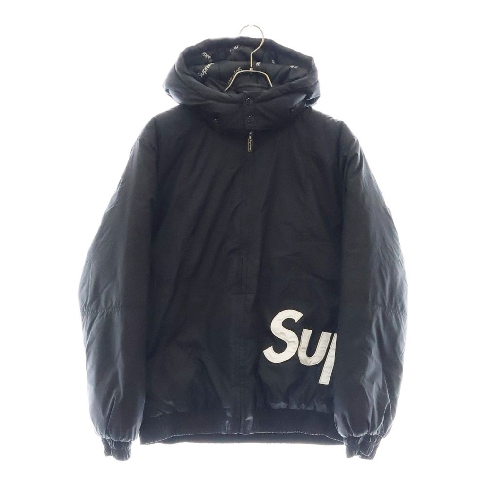 SUPREME シュプリーム 16AW Sideline Side Logo Parka サイドライン サイド ロゴ パーカー ナイロン フーデッドジャケット ブラック