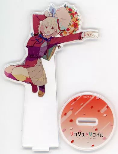 リコリスリコイル展 イベントビジュアルアクリルマスコット 3点