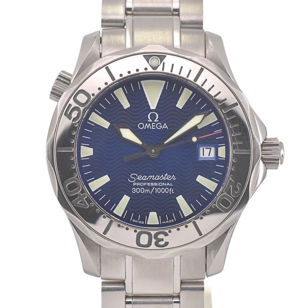 オメガ OMEGA 2263.80 シーマスター プロフェッショナル 300M デイト クォーツ ボーイズ 箱 保証書付き M 140476