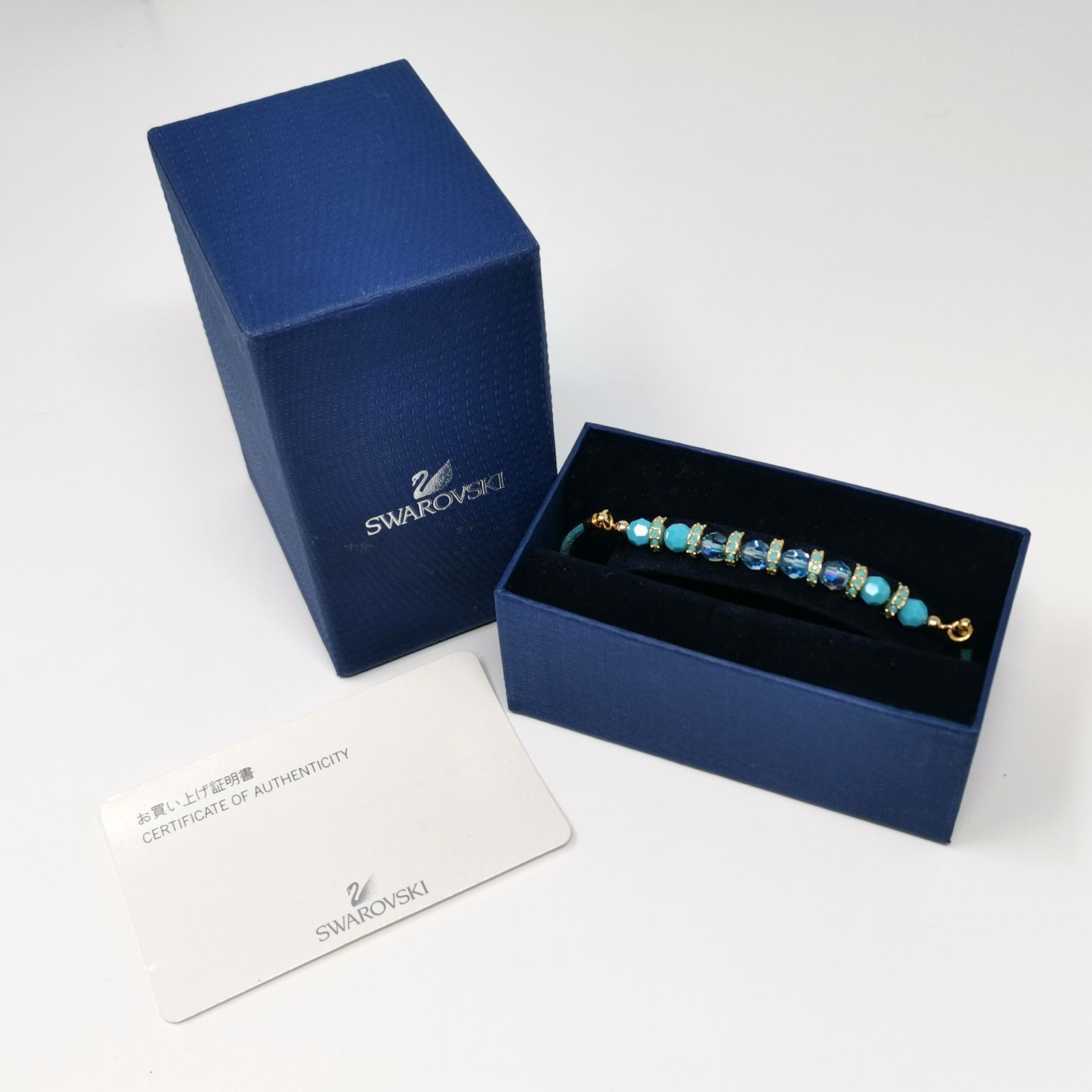 SWAROVSKI スワロフスキー ブレスレット バングル Polly Aquamarine 