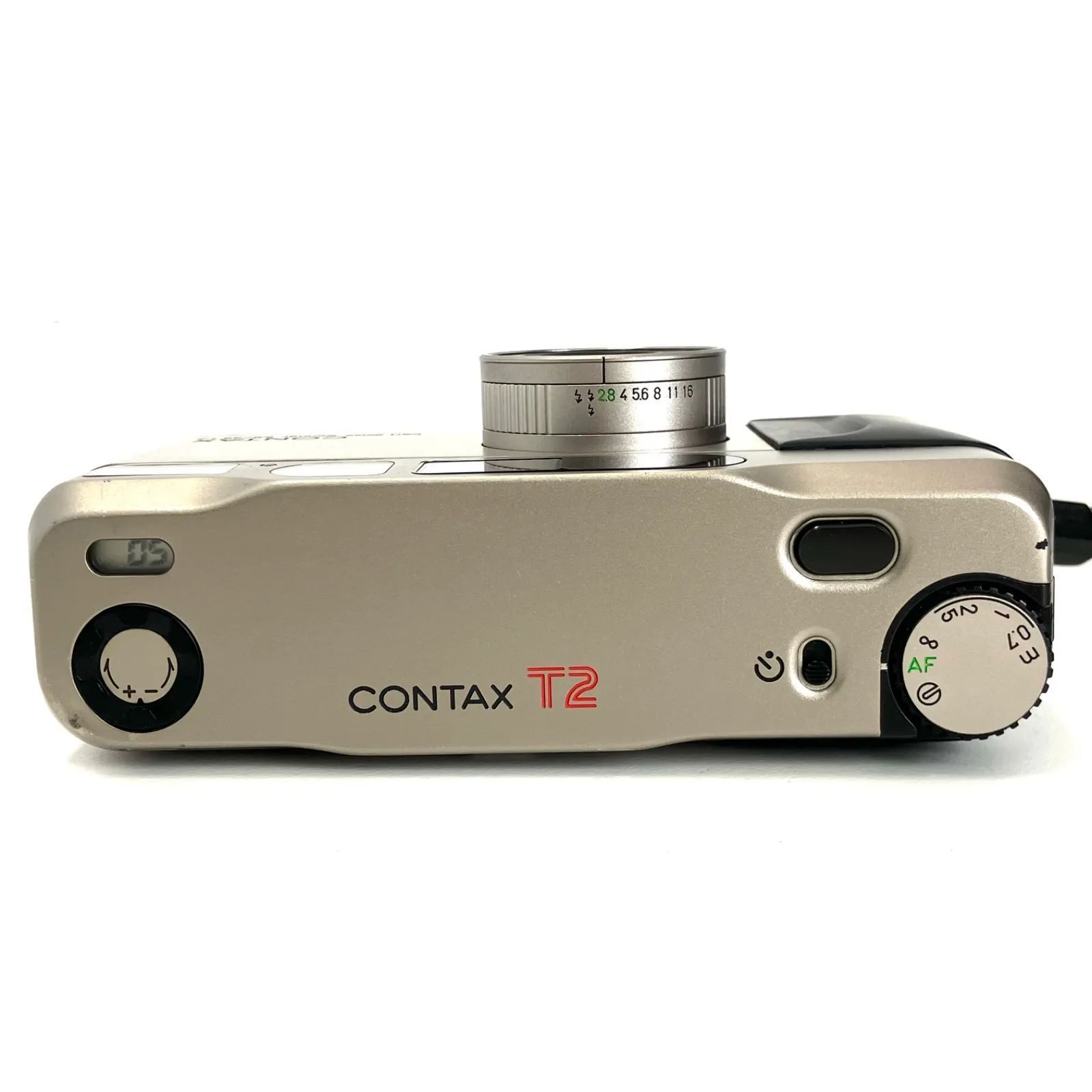 10914】 CONTAX T2 チタンシルバー ジャンク 部品取り - メルカリ