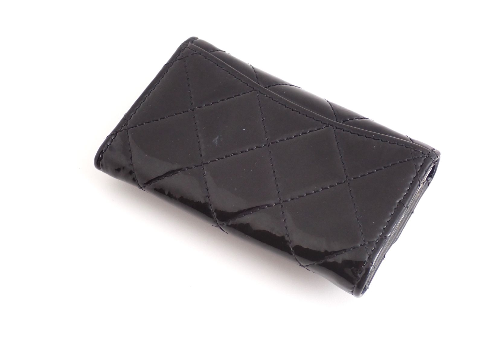 CHANEL(シャネル) キーケース マトラッセ ブラック ココマーク - メルカリ