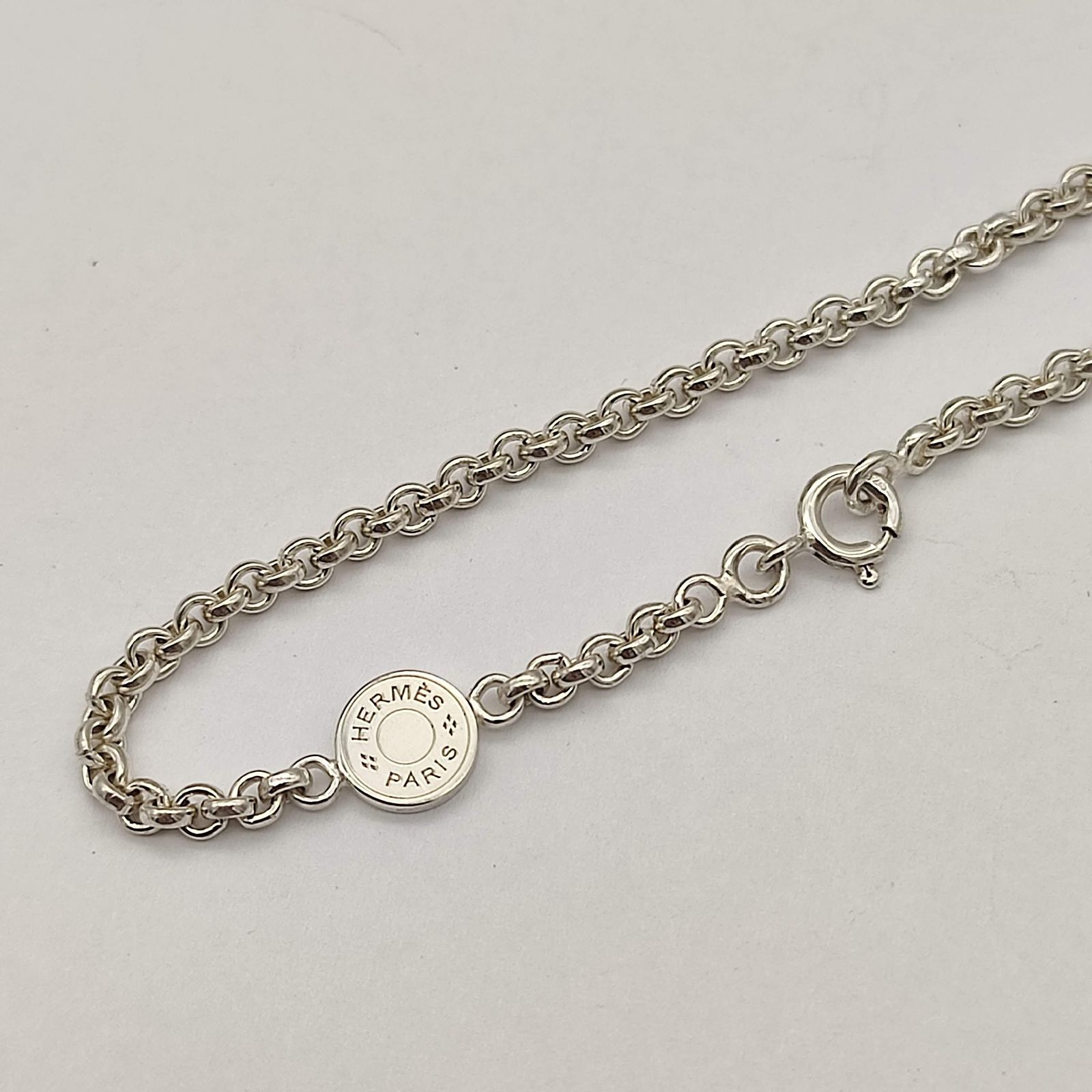 美品】HERMES エルメス セリエ チェーンネックレス シルバー925