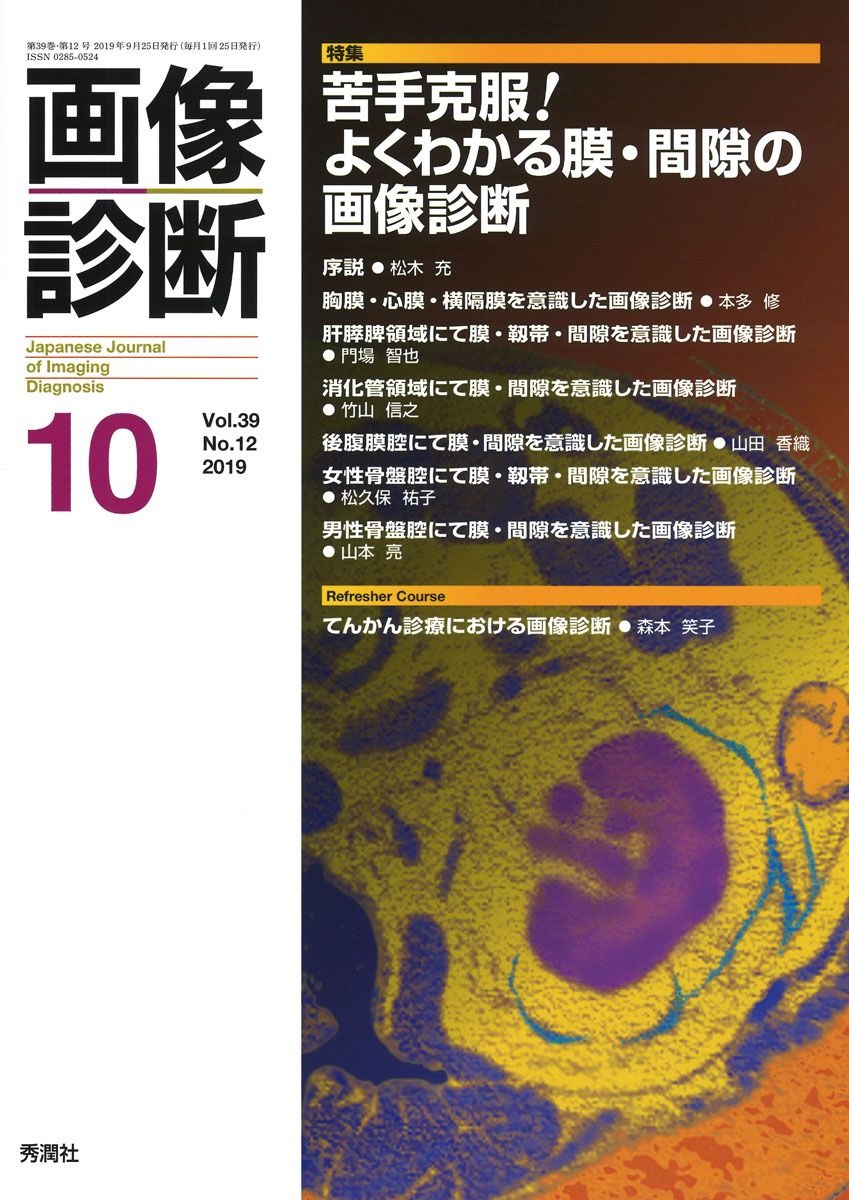 画像診断 Vol．39 No．12（20/学研メディカル秀潤社