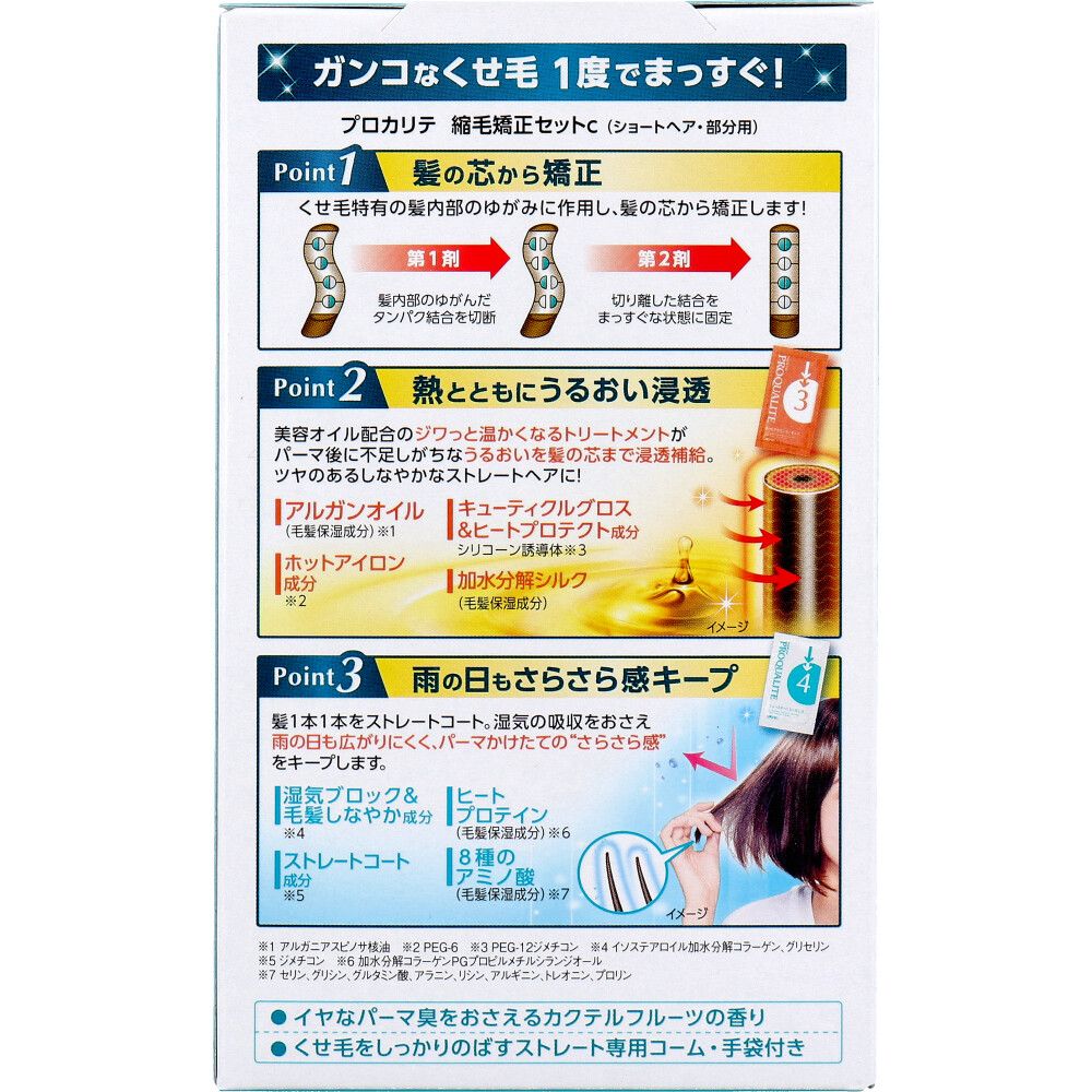 縮毛矯正セット ショート