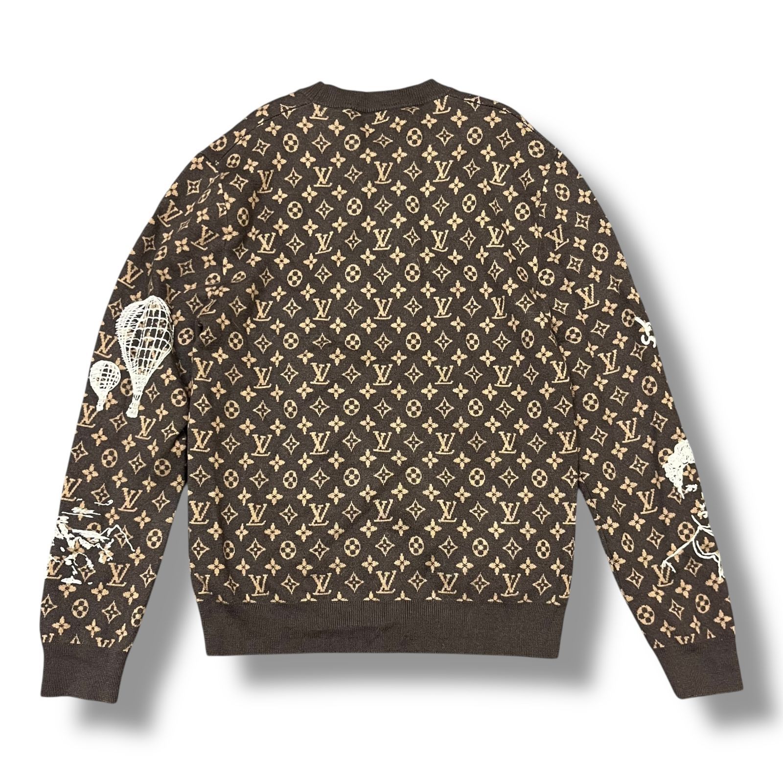 Louis Vuitton ロゴパターン セーター M Louis Vuitton ロゴパターン セーター M