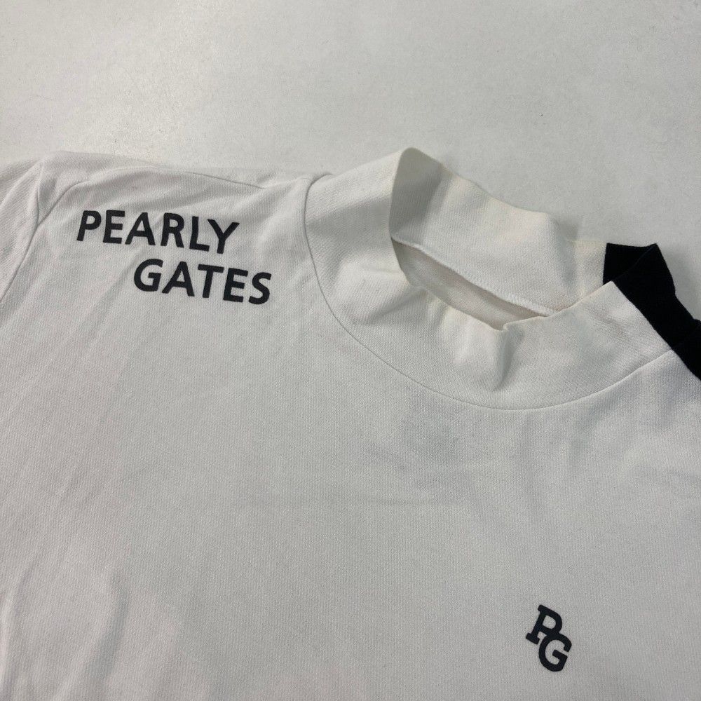 サイズ：5 PEARLY GATES パーリーゲイツ ハイネック半袖Tシャツ