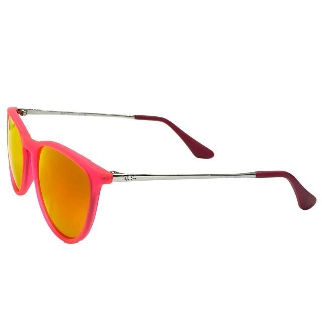 Ray-Ban レイバン RJ9060S 7009/6Q 5015 130 サングラス アイウェア アクセサリー 小物 ロゴ 子供用 キッズ用 ミラー メタル ピンク