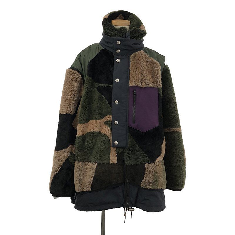 美品】 sacai / サカイ | × KAWS / カウズ Jacquard Faux Fur