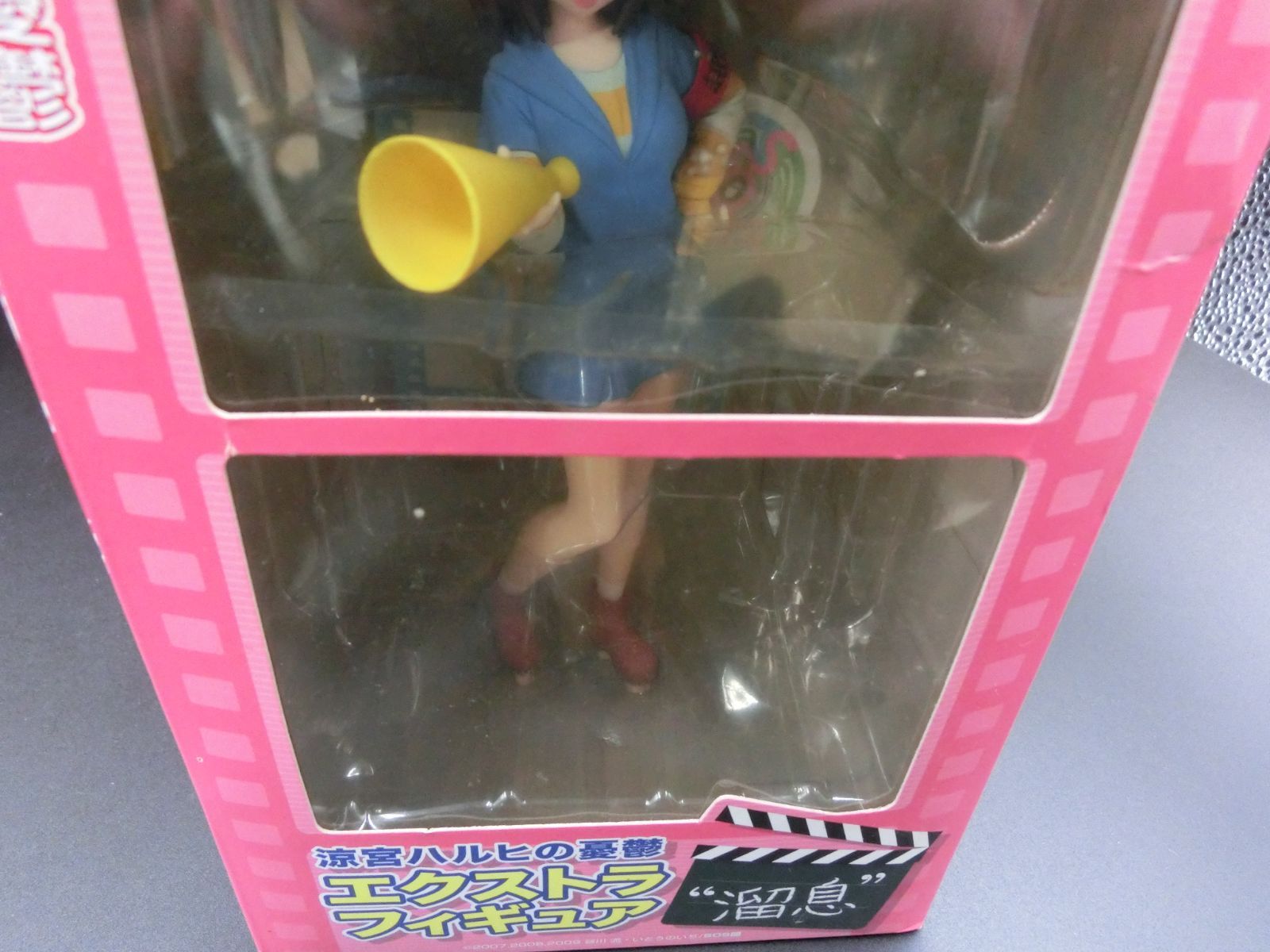 涼宮ハルヒの憂鬱 エクストラフィギュア 2006年クレーンゲーム機内用ポスター1 涼宮ハルヒの憂鬱 エクストラフィギュア 2006年クレーンゲーム機内用