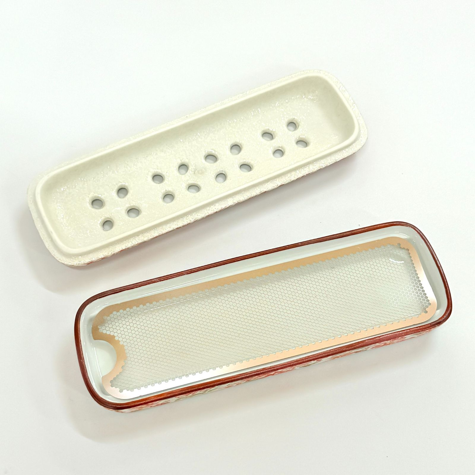 寝かせる線香皿 大 有田焼 マーガレット 線香 香炉