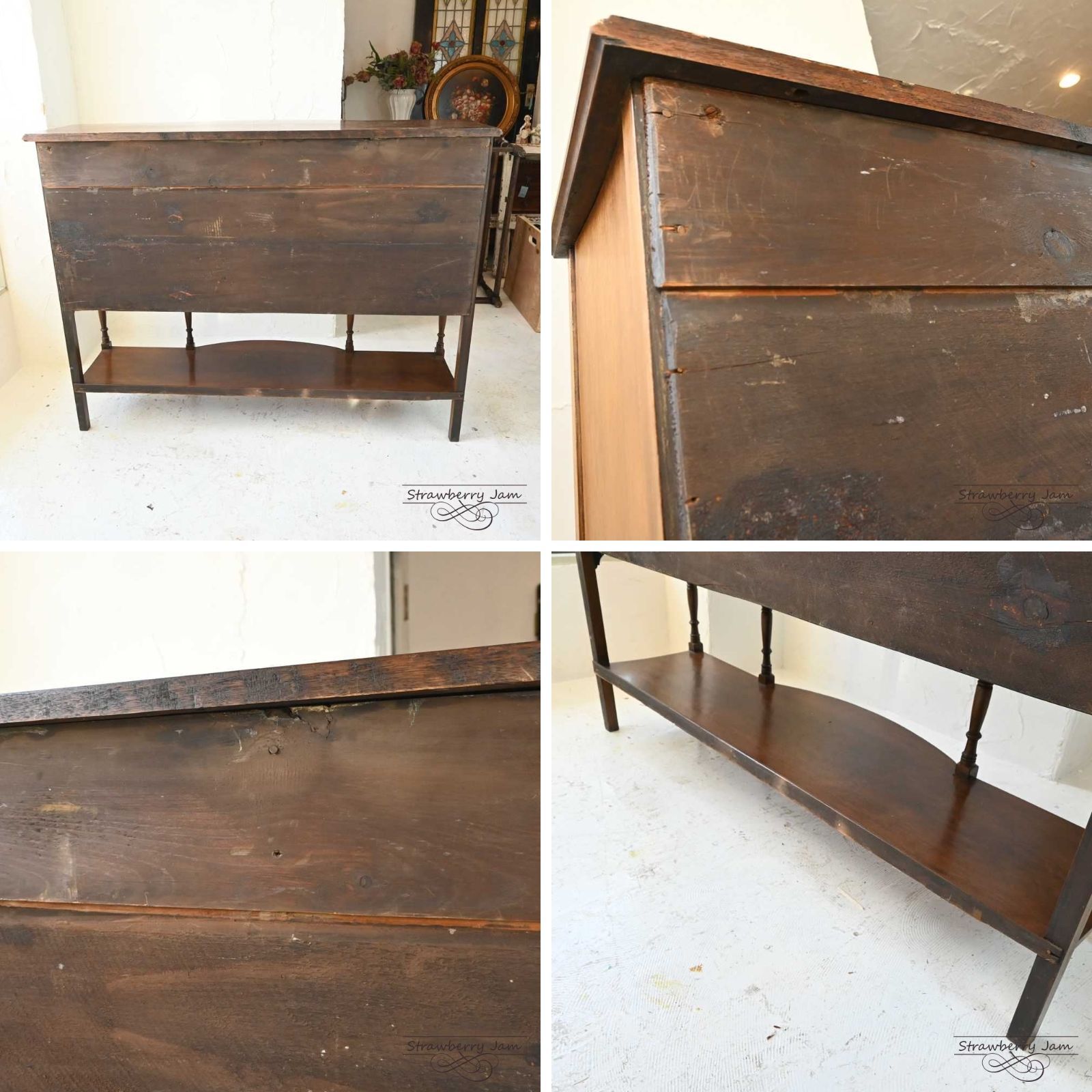 L3612-91 英国アンティーク マホガニー サイドボード 飾り棚 L3612-91 英国アンティーク マホガニー サイドボード