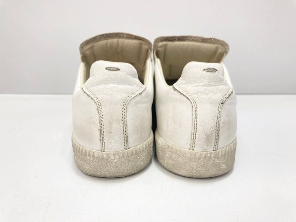 メゾン マルジェラ Maison Martin Margiela ジャーマントレーナー スリッポン 白 MADE IN ITALY レディース靴 スニーカー ホワイト サイズ 36 101-shoes1651