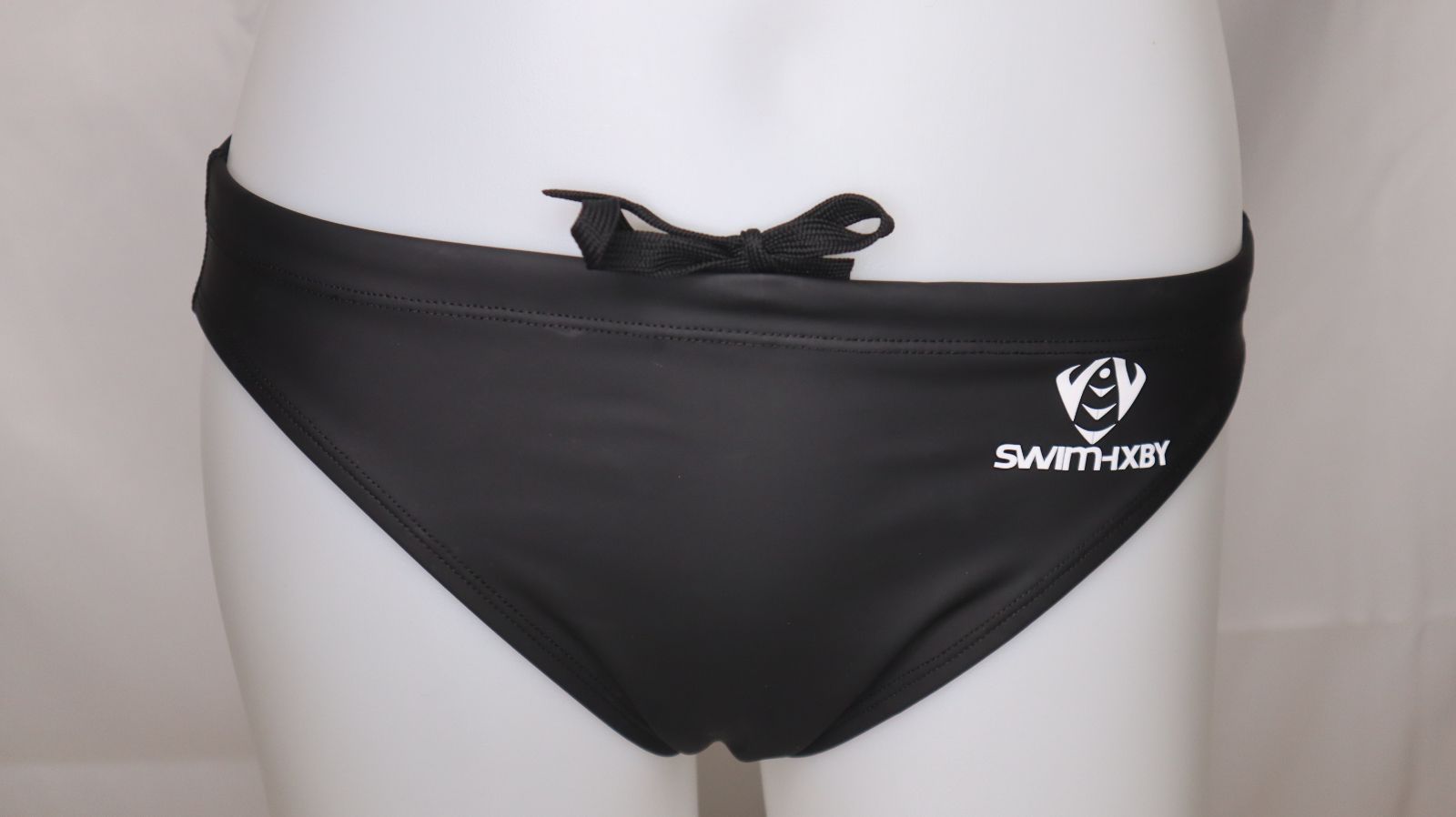 SWIMHXBY 競泳水着 メンズ 黒 ラバー調 PU 180 ベーシック S-5XL