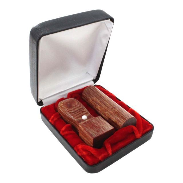 法人印鑑 2本セット ケース付き 彩樺 さいか 茶色 18ｍｍ 丸印 寸胴 21 mm 角印 天丸 法人 印鑑 代表者印 印鑑ケース ハイレザーケース ケース付セット 法人印鑑セット 会社設立 コンパクトセット 設立 屋号 起業 会社実印 役職印 プレ