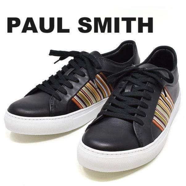 PAUL SMITH ポールスミス M1S IVO06 ATRI BLACK マルチカラー スニーカー