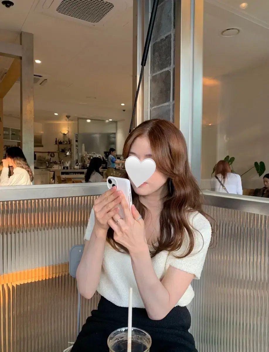  ル セプテンバー ブークレ フレンチテリー ニット アイボリー 長袖 ニット セーター