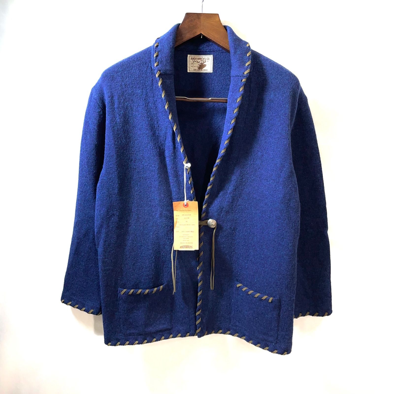 69】アンドファミリー andfamily 22AW Native Cardigan コンチュ 