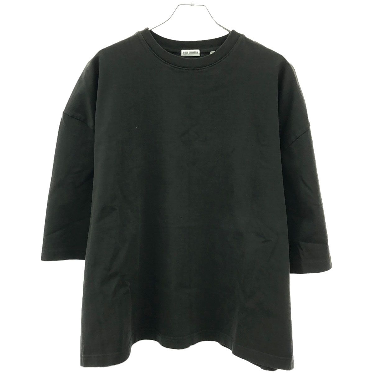 WILLY CHAVARRIA ウィリーチャバリア コットンオーバーサイズTシャツ  ブラック Ｍ